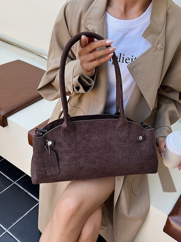 Women's Retro Suede For Light Luxury Minority High-grade Daily Women's Shoulder Bag