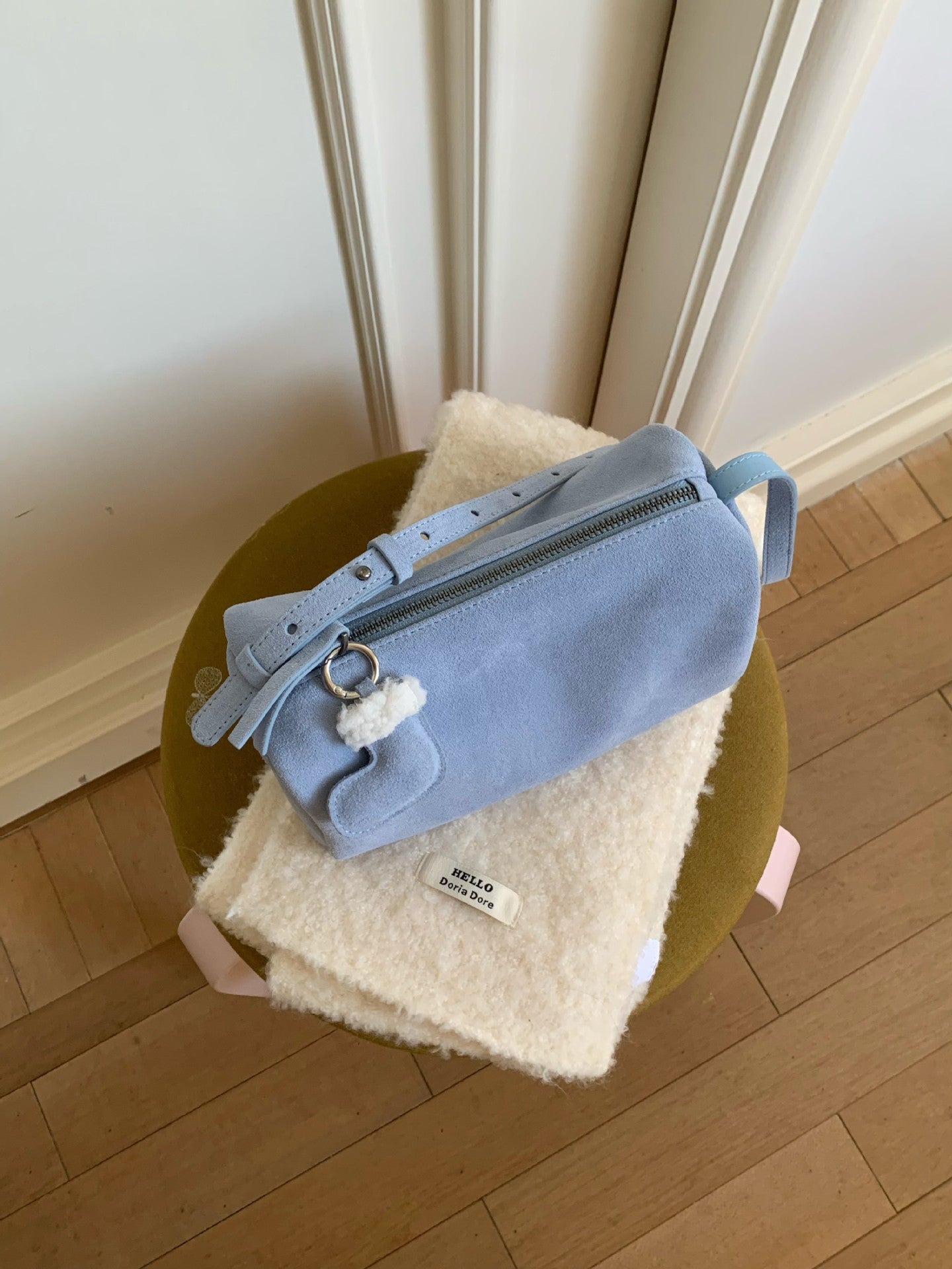 Versatile Women's High-grade Fashionable Suede Commuter Underarm Bag