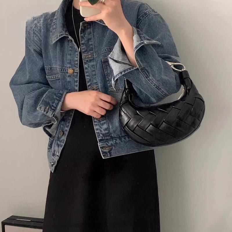 Women's Knitting Versatile Light Luxury Minority Fashion Exquisite Women's Messenger Bag