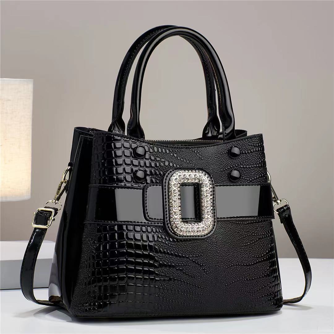 Women's Pattern Mother Stylish Elegant Versatile Large Bucket Bag