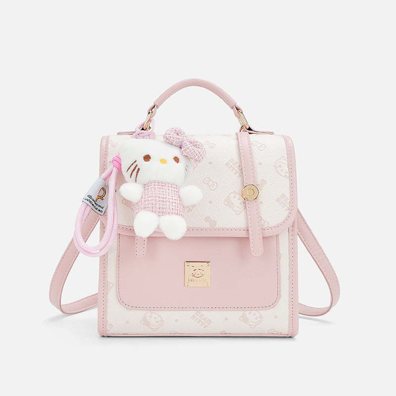 Women's British Style Fashion Cartoon Exquisite Cute Leisure Backpack