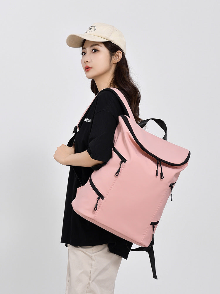 Retro Trendy Versatile Large Capacity Lightweight Leisure Backpack