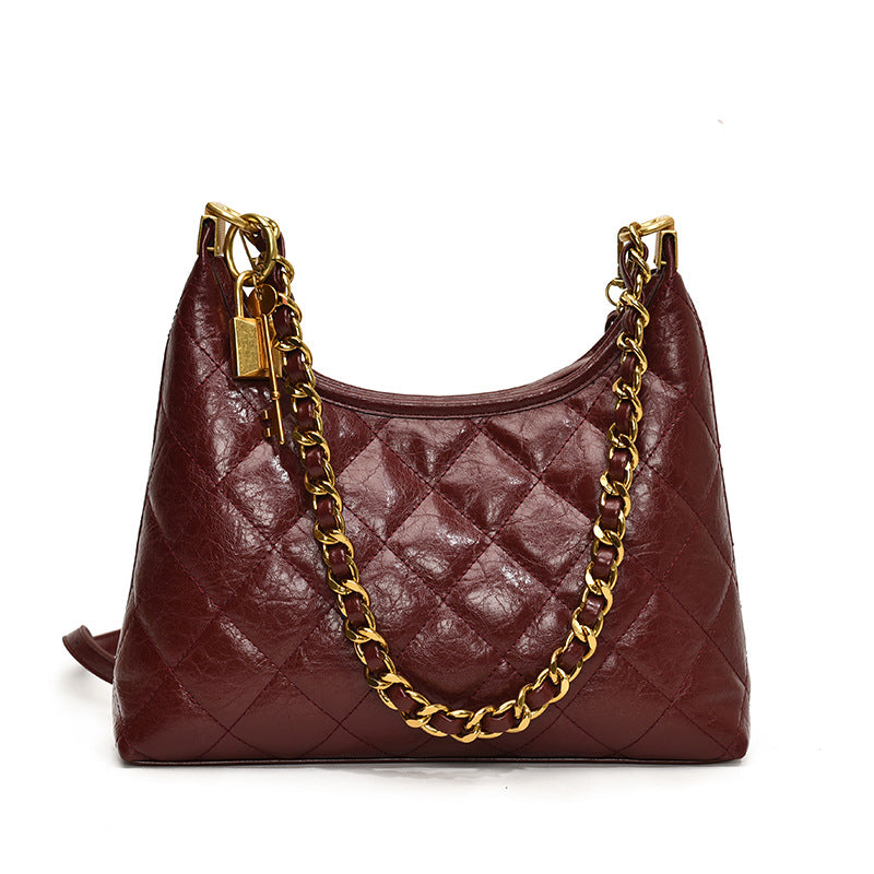 Women's Design Light Luxury Fashion Rhombus Chain Bags