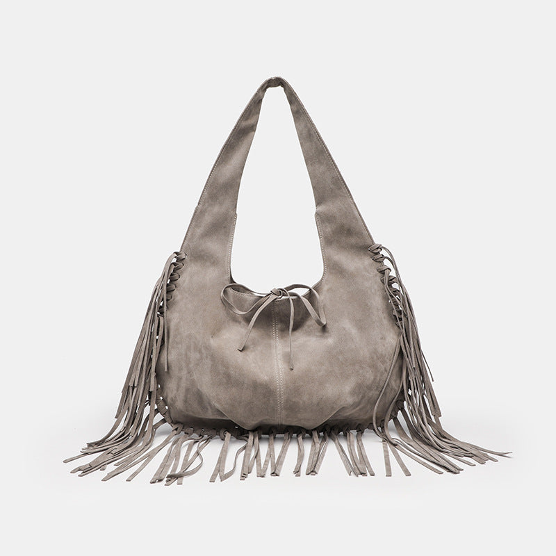 Vacation Seaside Holiday Summer Beach Tassel Tote Bag