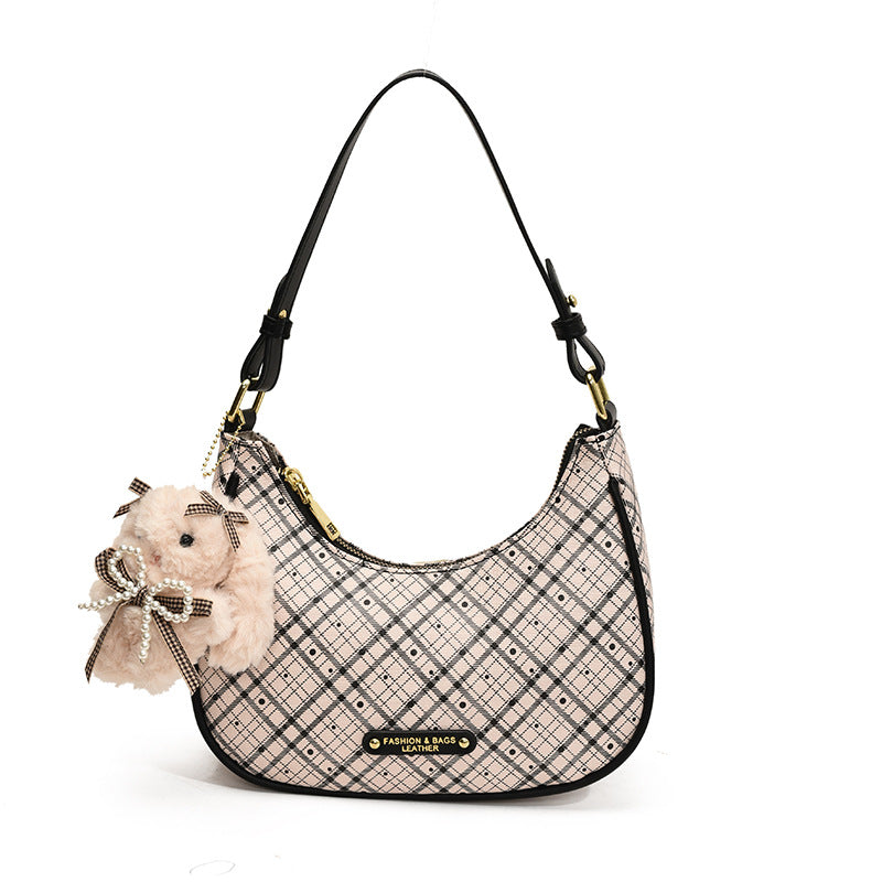 Crescent Female Commuter Portable Underarm Moon Feeling Women's Shoulder Bag
