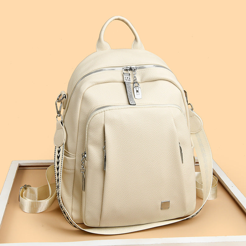 Women's Fashion Matching Simple Large Capacity Lightweight Backpacks