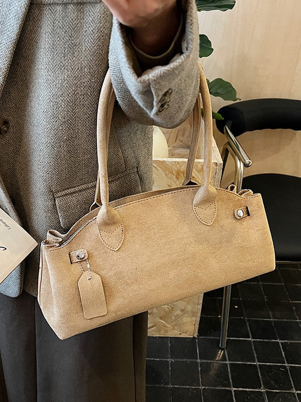 Women's Retro Suede For Light Luxury Minority High-grade Daily Women's Shoulder Bag