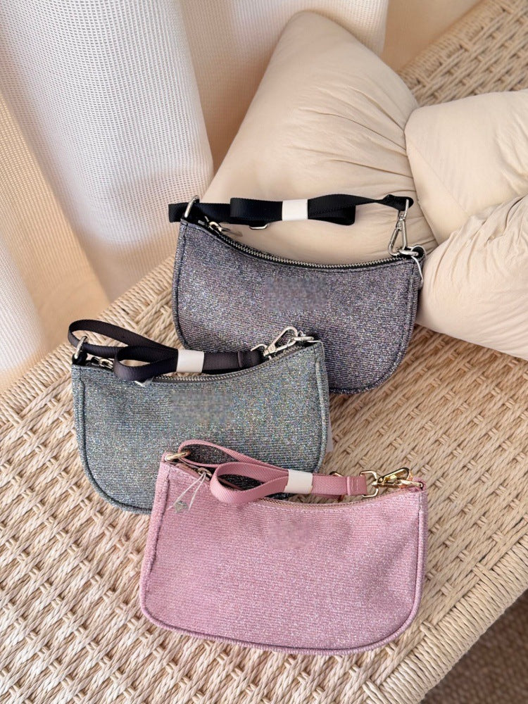 Shiny Crescent Large Capacity Trendy Date Bags
