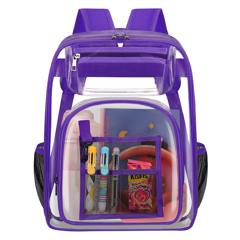 Transparent Fashion Large Capacity Fresh Sweet Leisure Backpack