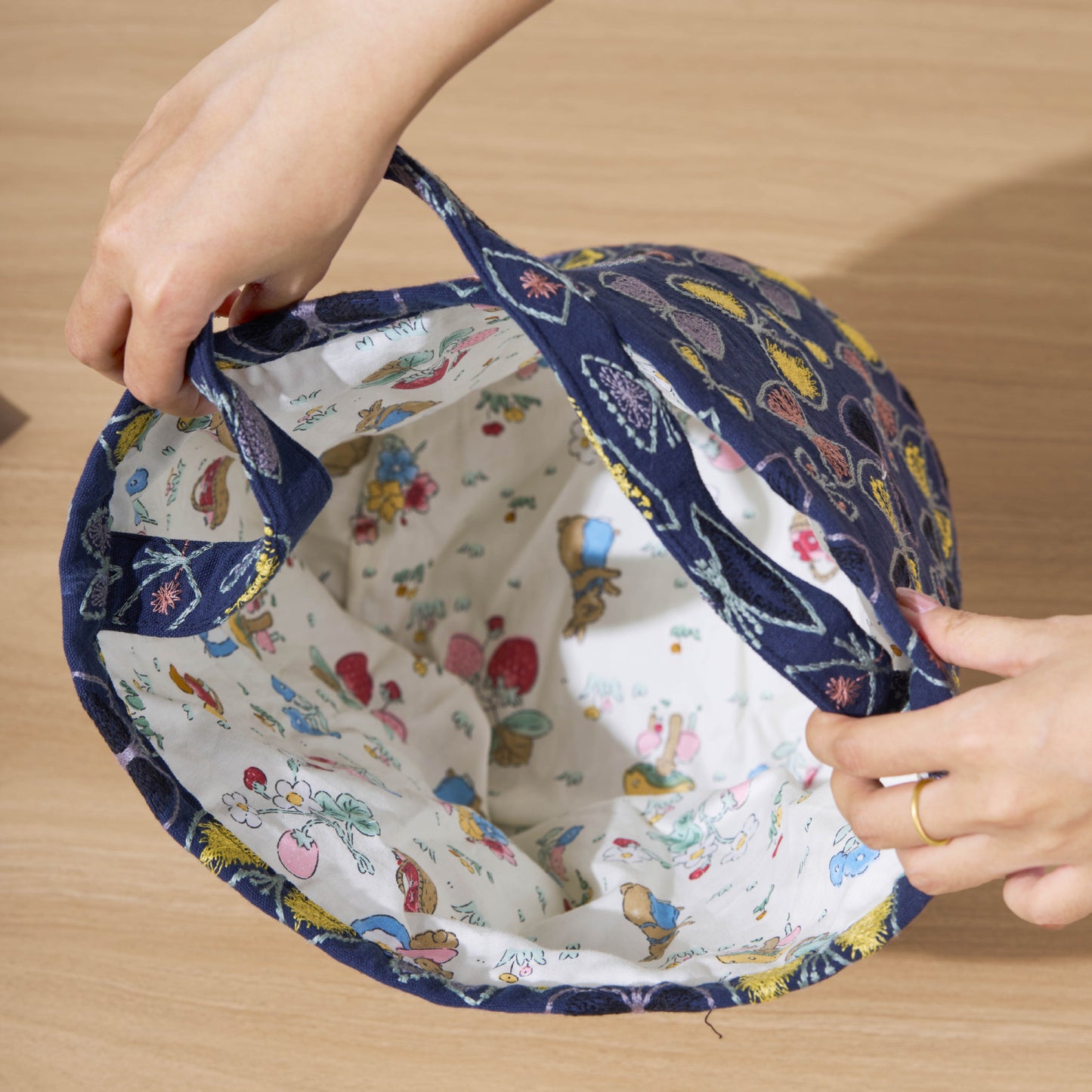 Check Cotton Linen For Going Out Simple Large Handbags