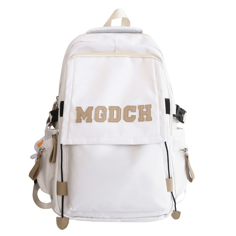 Women's & Men's Large Capacity Junior High Burden Reduction Leisure Backpack