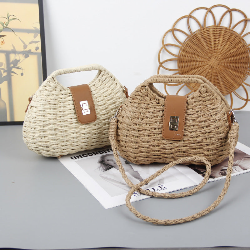Women's Style Simple Shell Summer Cover Vacation Leisure Women's Messenger Bag