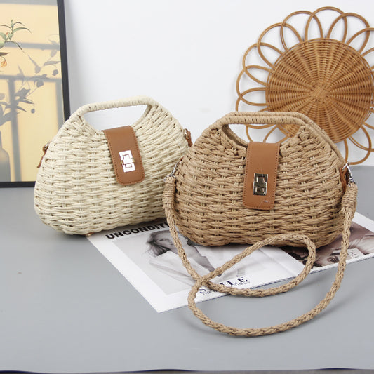 Women's Style Simple Shell Summer Cover Vacation Leisure Women's Messenger Bag