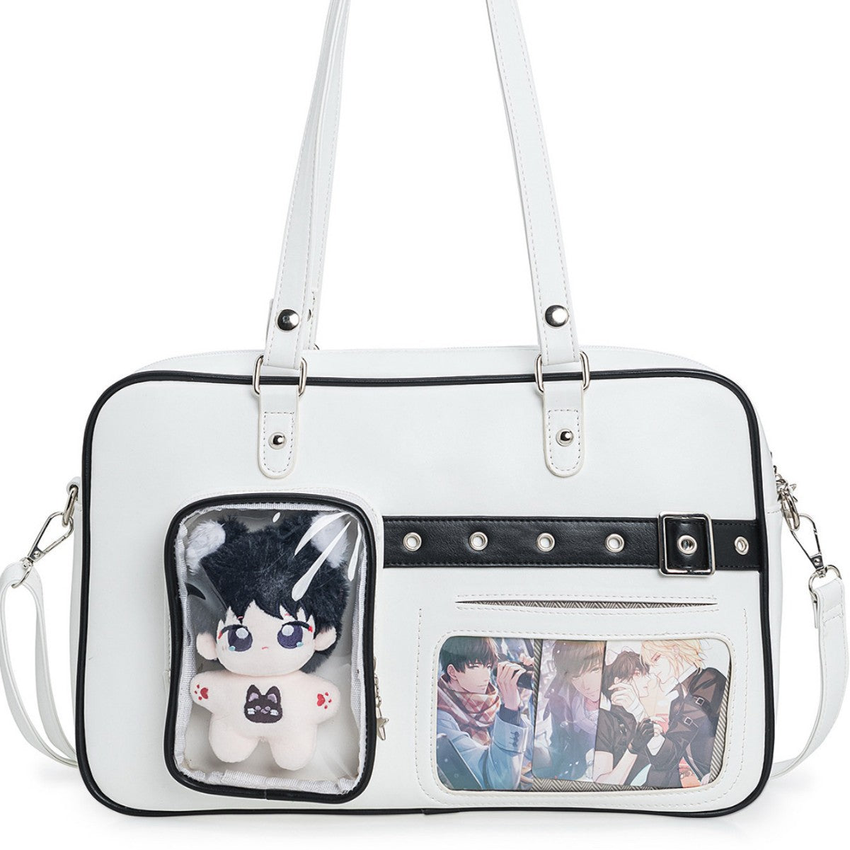 Women's Ribbon Cartoon Two-dimensional Uniform Fashionable Simple Underarm Bag
