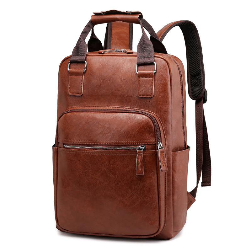 Men's Waterproof Commuter Inch Computer Large Capacity Leisure Backpack