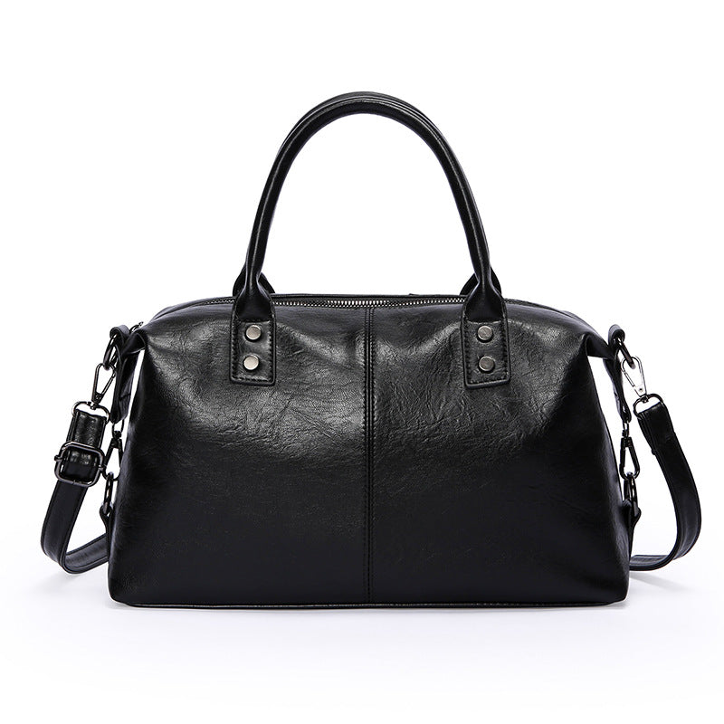 Women's Large Capacity Mom Boston Portable Commuter Women's Handbag