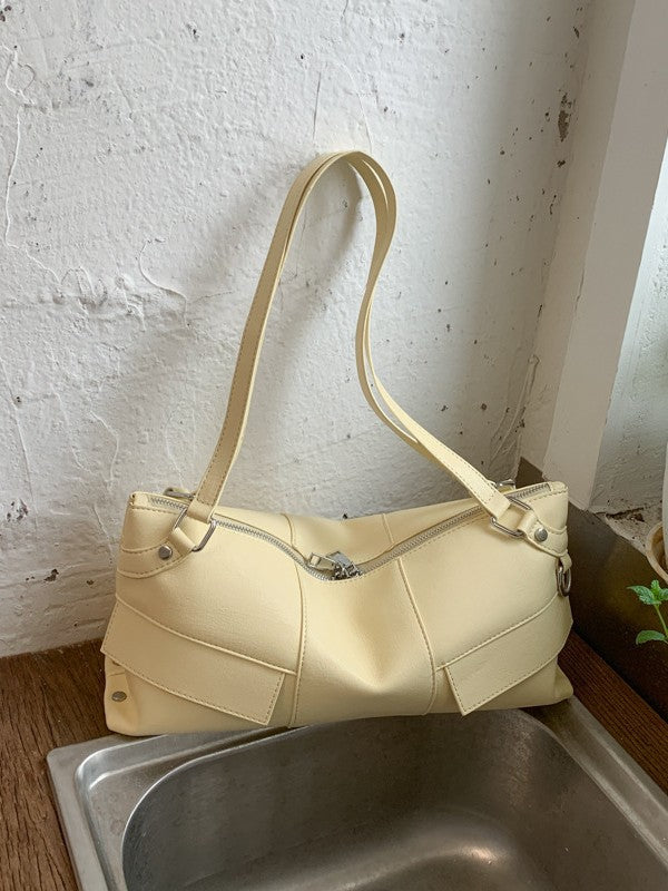 Cool Niche Motorcycle Large Capacity Retro Easy Matching Commuter Fashionable Underarm Bag
