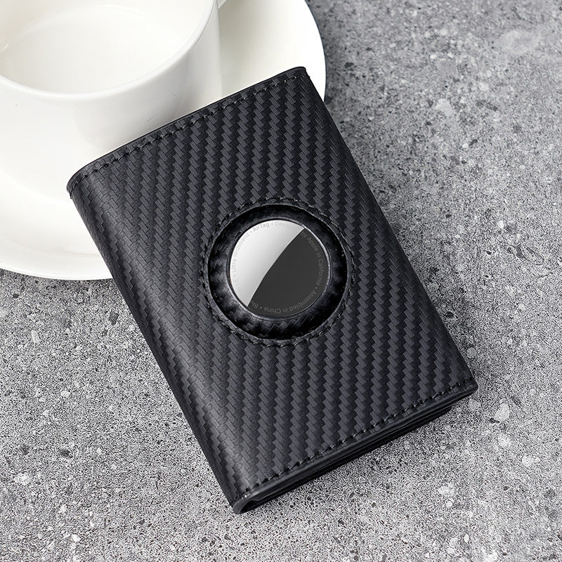 Automatic Pop-up Carbon Fiber Pattern Locator Clamp Aluminum Alloy Bankcards Card Pack Card Sleeve