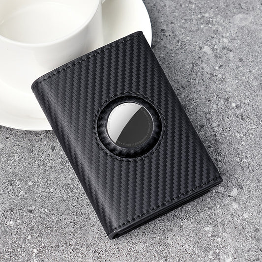 Automatic Pop-up Carbon Fiber Pattern Locator Clamp Aluminum Alloy Bankcards Card Pack Card Sleeve