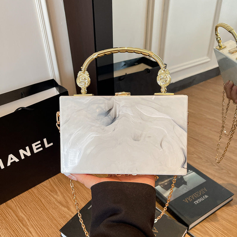 Women's Acrylic Box Fashion Candy Color Dinner Women's Shoulder Bag