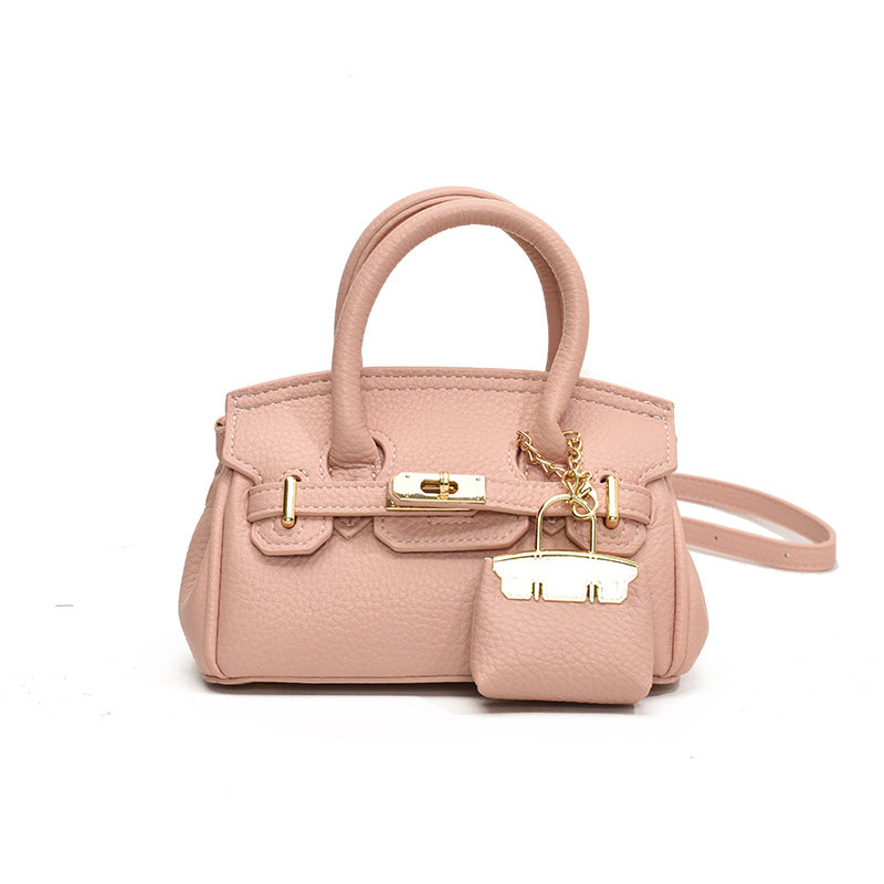 Women's Contrast Color Portable Design Large Capacity Women's Shoulder Bag