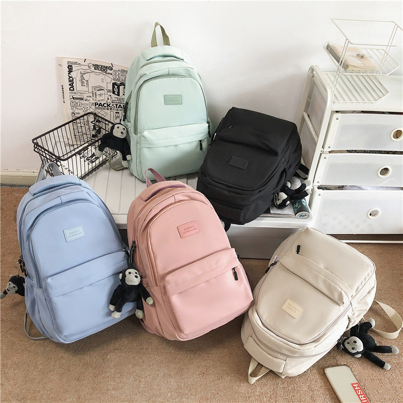 Female High College Junior Large Capacity Level Leisure Backpack
