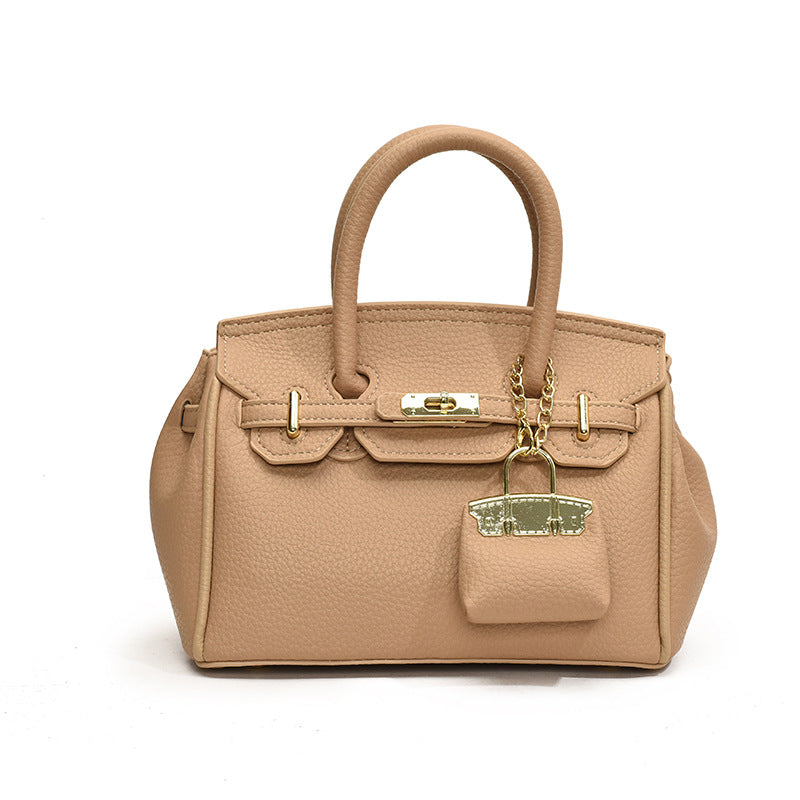 Women's Contrast Color Portable Design Large Capacity Women's Shoulder Bag