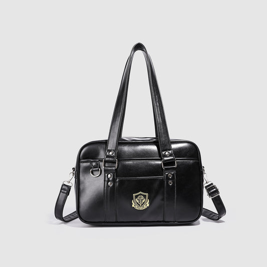 Uniform Large Capacity Two-dimensional Portable College Style Simple Underarm Bag
