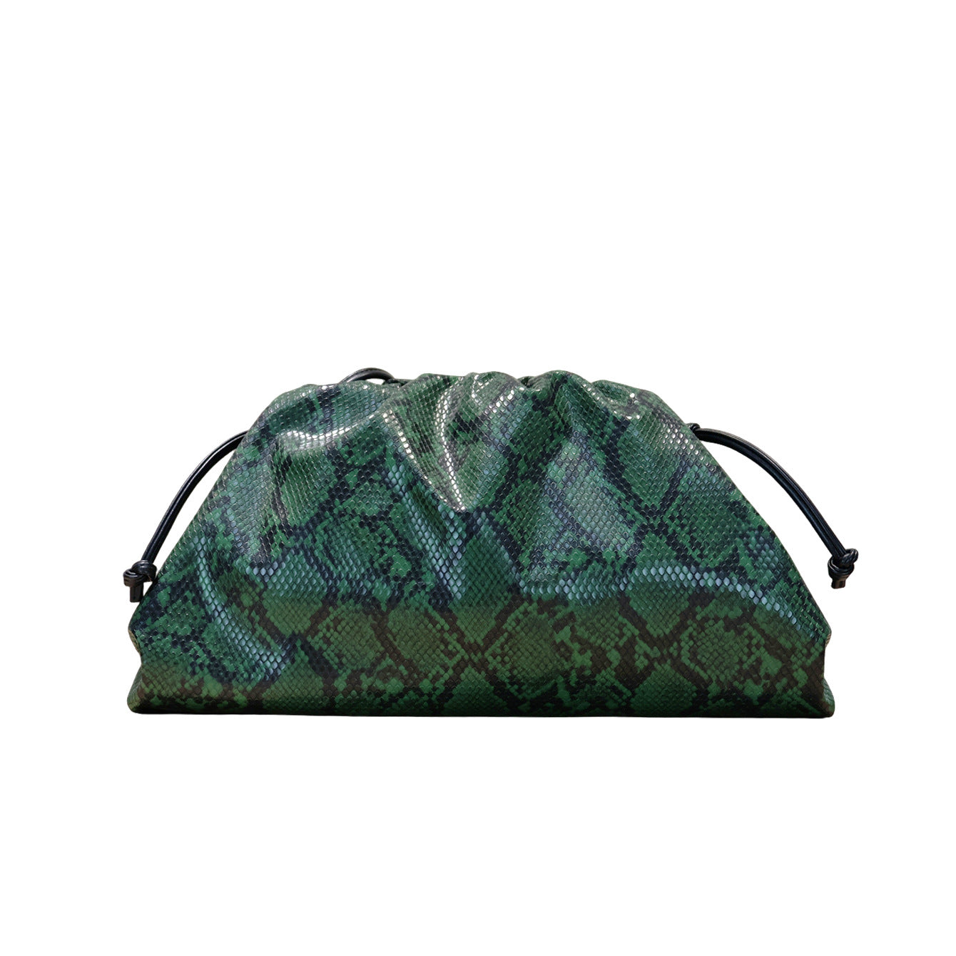 Beautiful Unique Women's Snakeskin Pattern Clip Women's Shoulder Bag