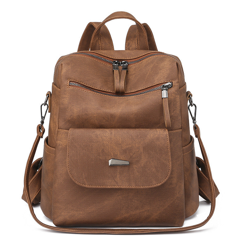 Elegant Women's Korean Large Capacity Lady's Women's Backpack