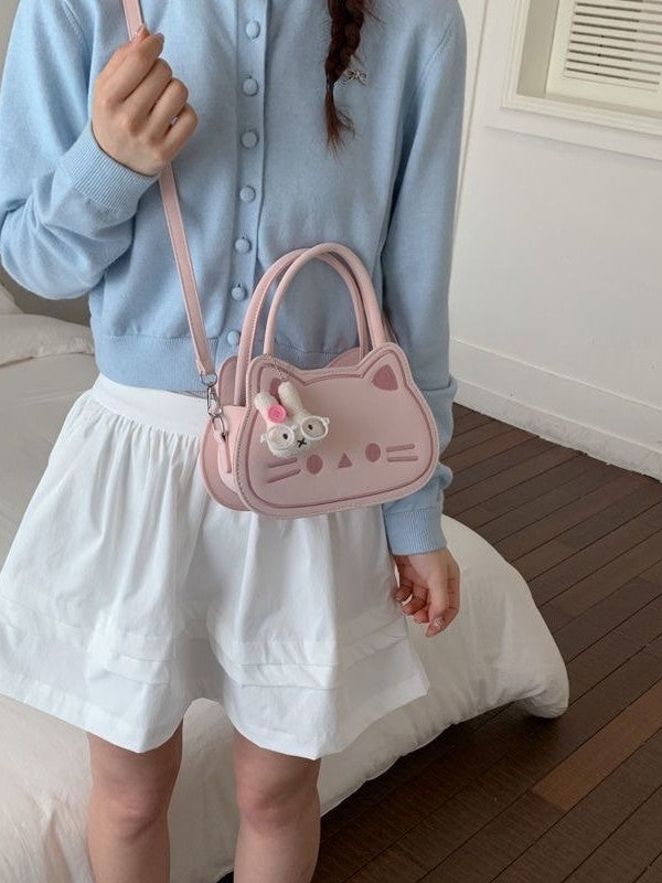 Women's Korean Style Cartoon Kitten Cute Fashion Leisure Backpack