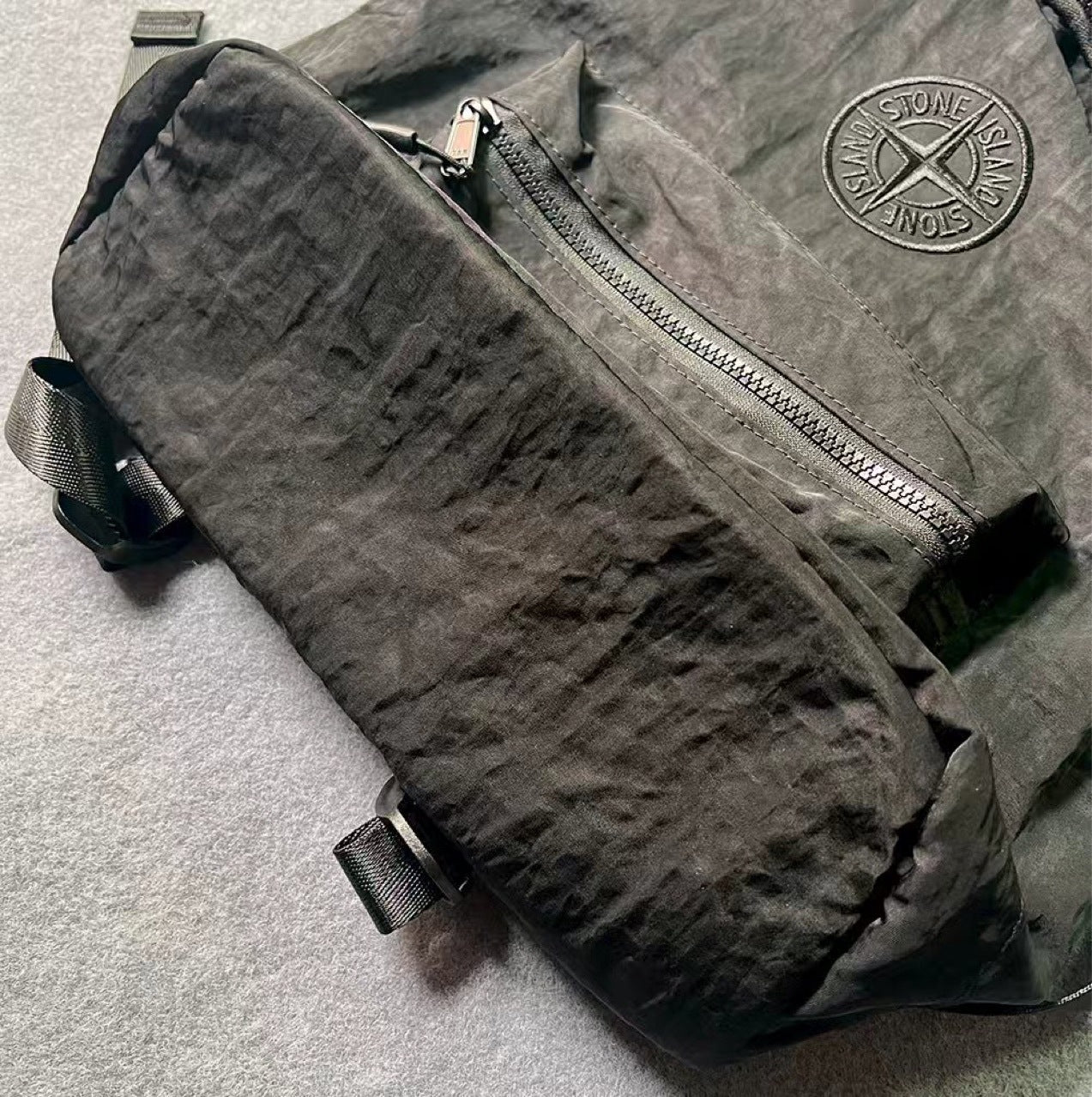 Creative Innovative Men's Stone Island Embroidered Backpacks