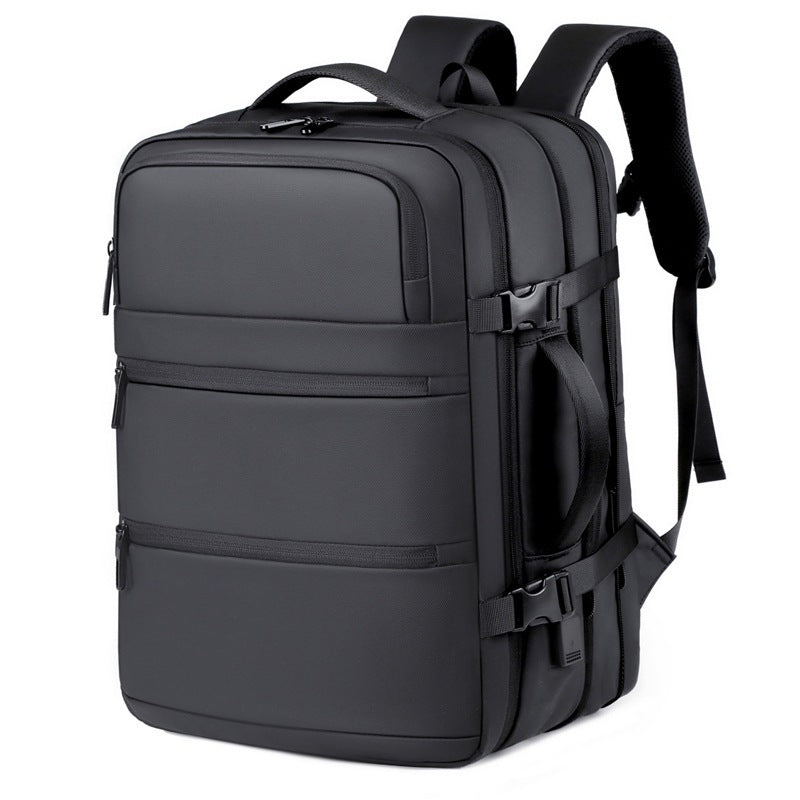 Men's Business Large Capacity Scalable Waterproof Trip Leisure Backpack