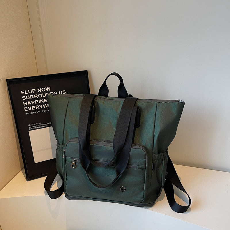 Large Capacity Versatile Scalable Korean Style Women's Backpack