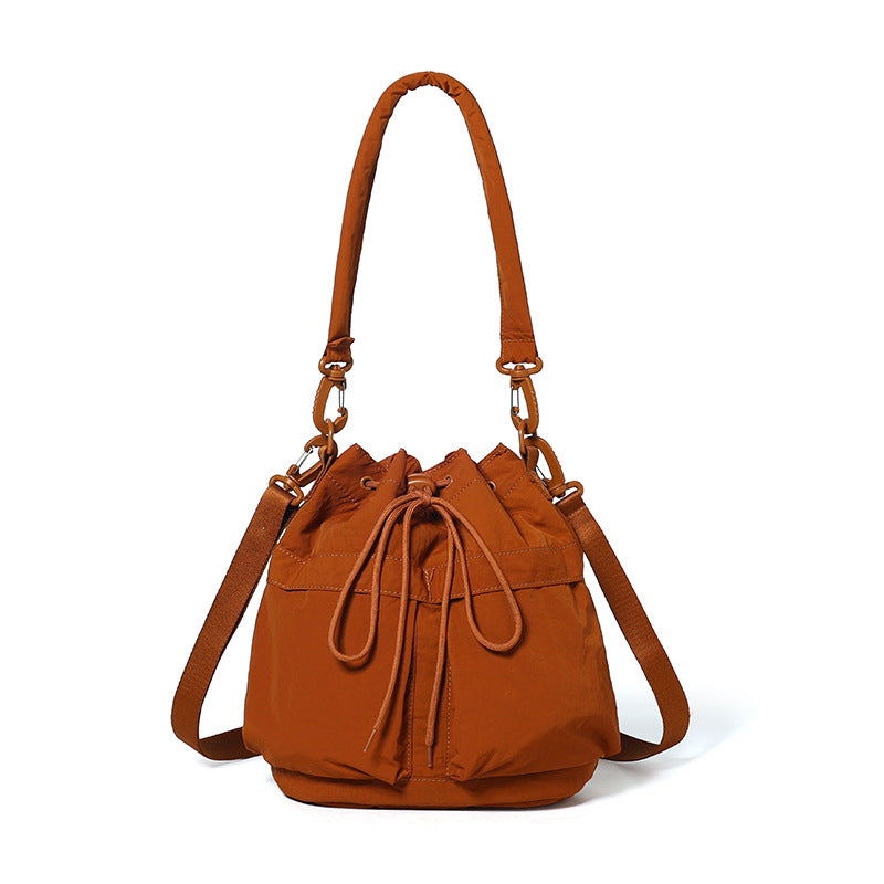 Women's Drawstring Portable Simple Large Capacity Women's Messenger Bag