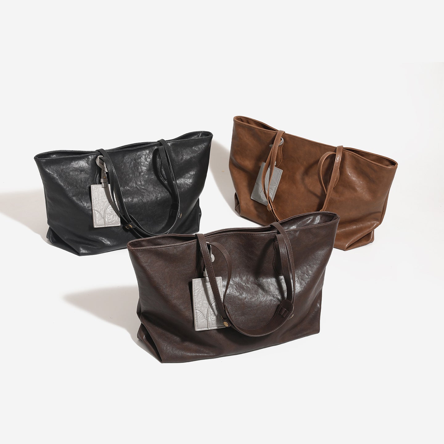 Women's Genuine Leather Niche Large Capacity Totes Advanced Texture Commuter Tote Bag