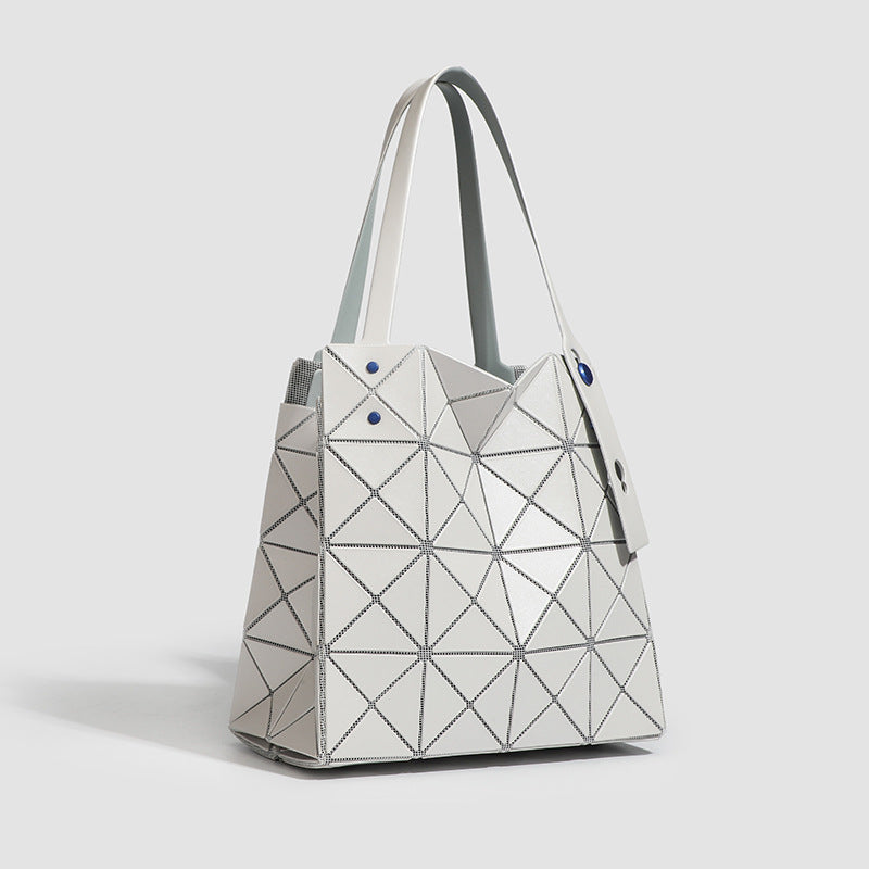 Women's Box Geometric Diamond Check Summer Women's Shoulder Bag