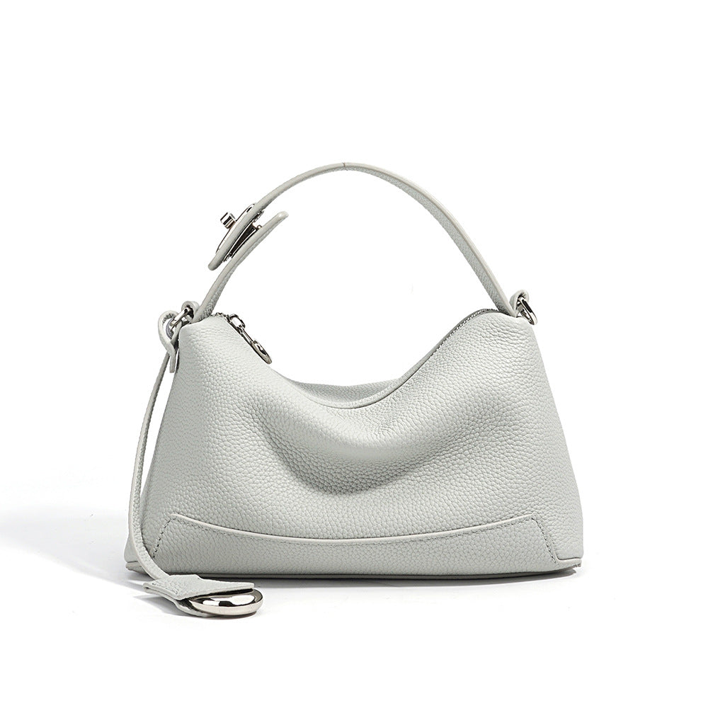Women's French Style Cowhide Pillow High Sense Bags