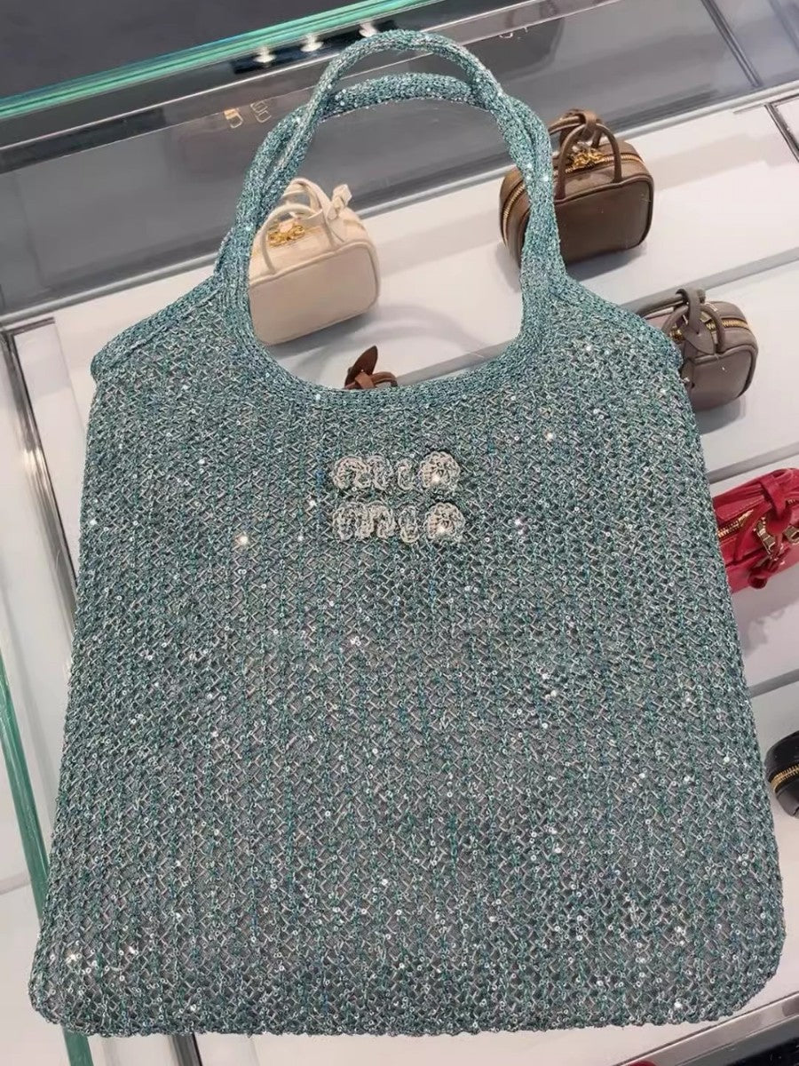 Women's Fashionable Wool Concave Shape Underarm For Women's Shoulder Bag