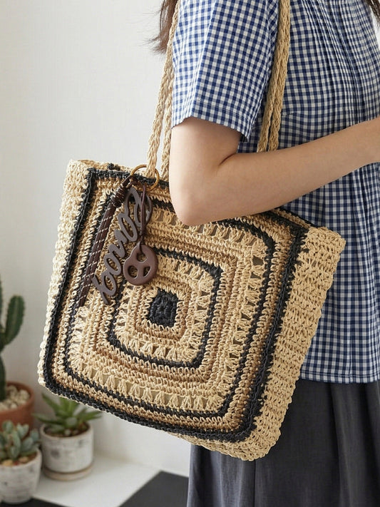 Women's Beach Vacation Super Popular Hand-woven Large Capacity Bags