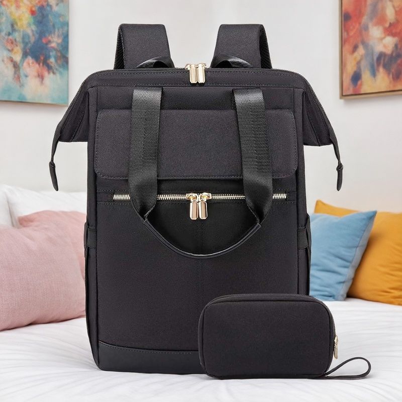 Women's Waterproof Oxford Cloth Commuter Large Capacity Storage Leisure Backpack