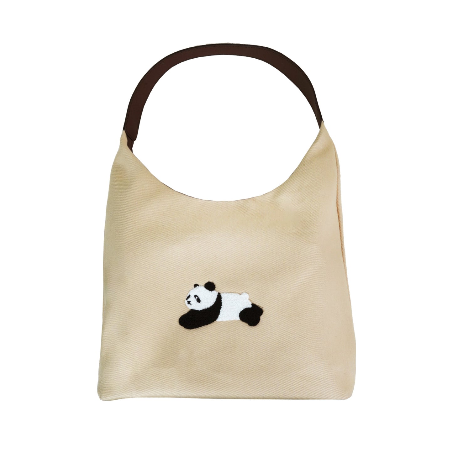 Women's Embroidered Panda Canvas Large Capacity Class Bags