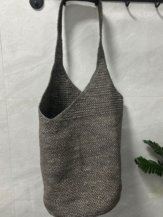 Hand-woven Raffia Straw Female Summer Seaside Women's Shoulder Bag