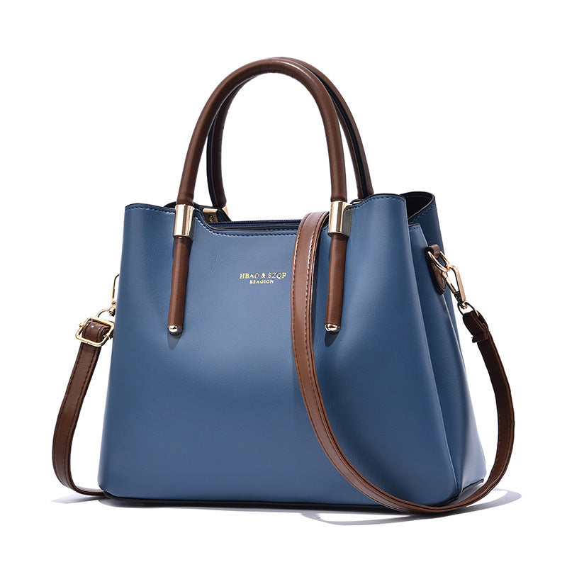 Women's Fashionable Soft Leather Large Capacity Elegant Mother Women's Handbag