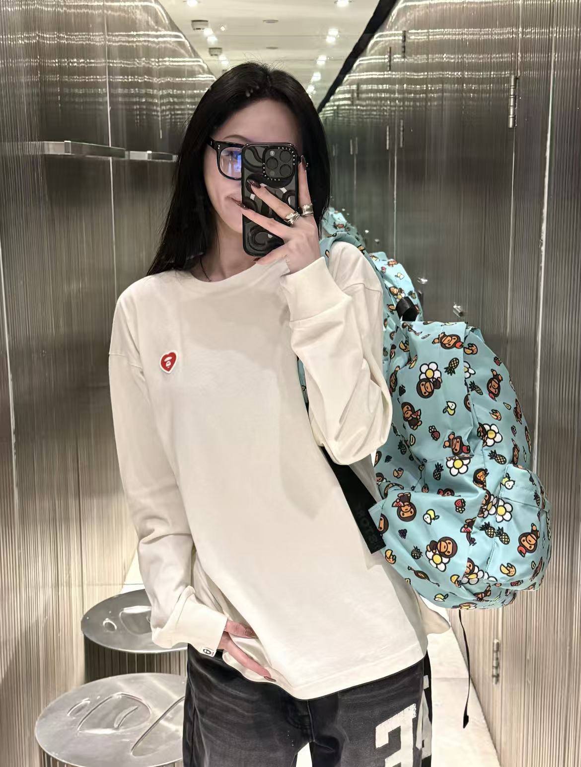 Printed Cartoon Cute Large Capacity Little Women's Backpack