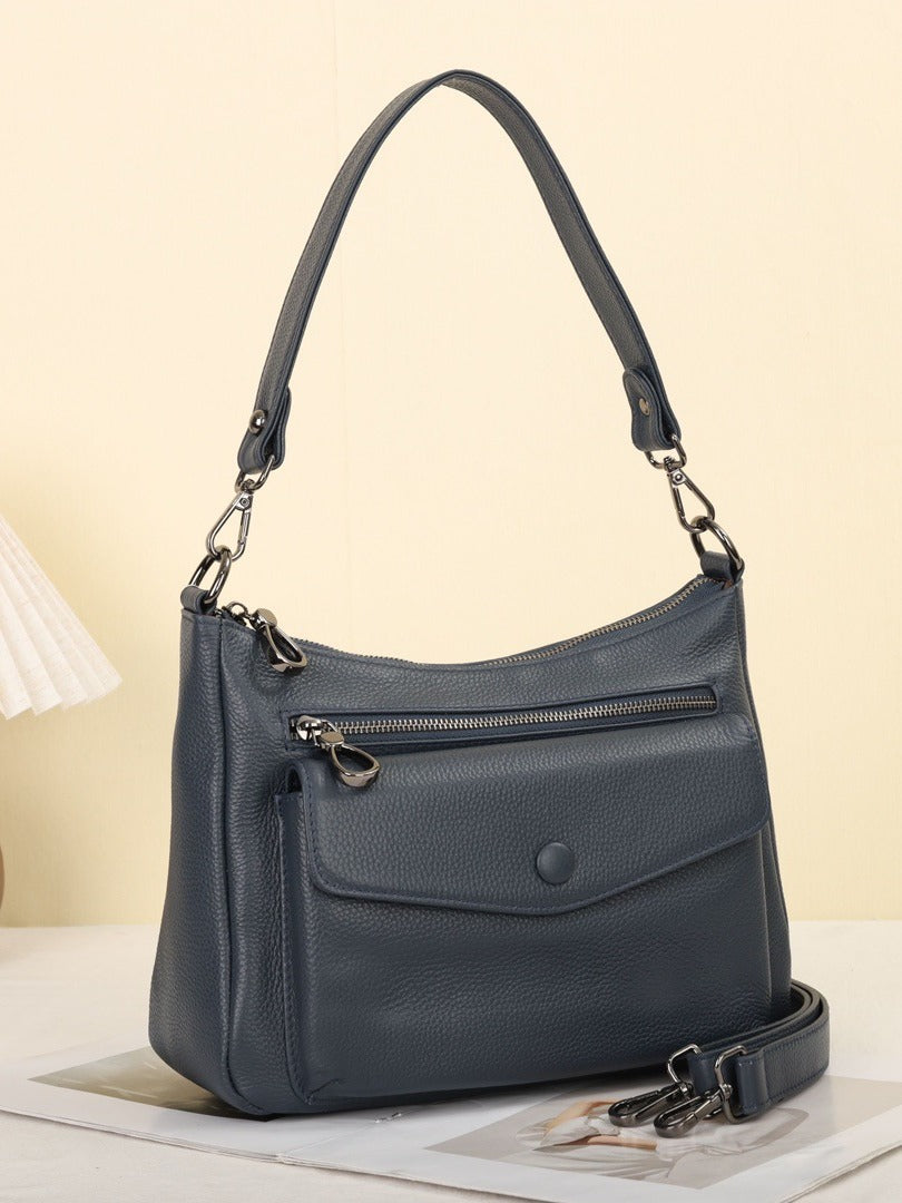 Women's Genuine Leather First Layer Cowhide Large Capacity Bags