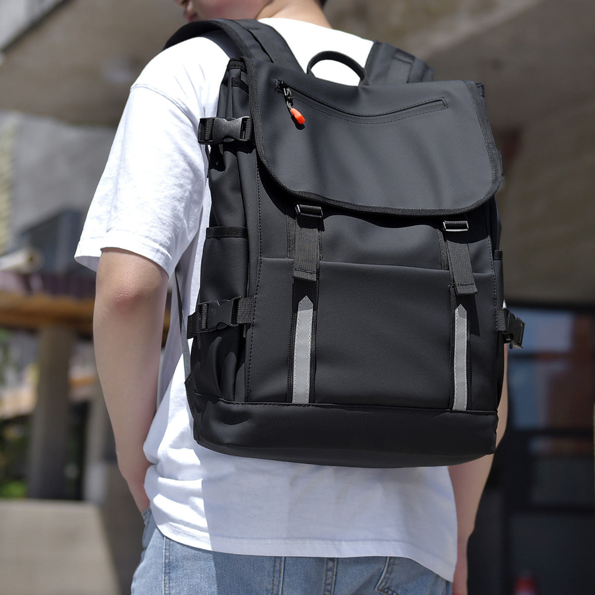 Men's Large Capacity Korean Style Trendy Computer Leisure Backpack