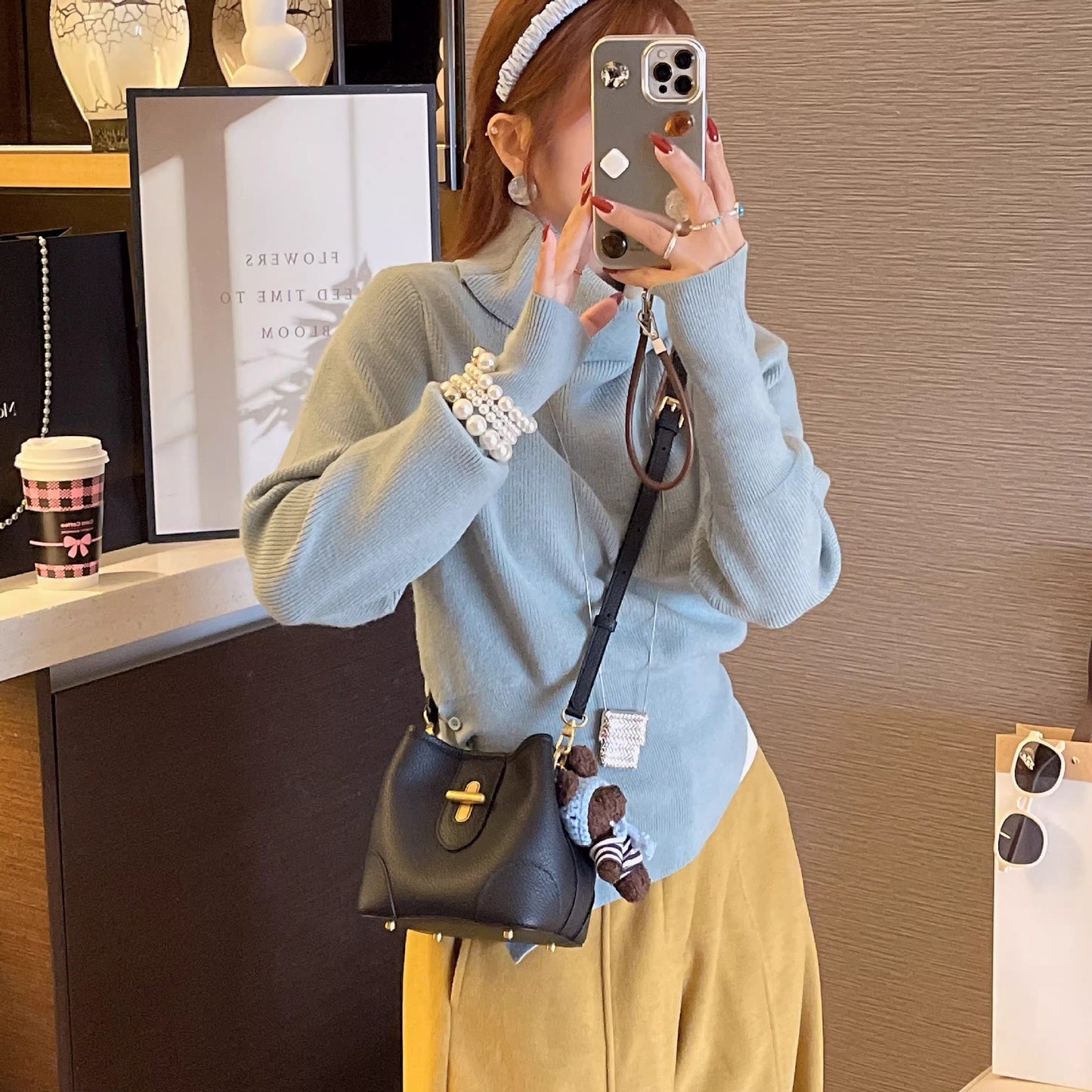 Women's Genuine Leather Birthday Gift Niche Trendy High Women's Shoulder Bag