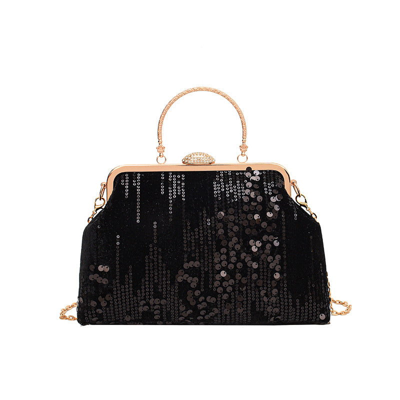Women's Korean Style Sequin Dinner Hard Fashion Handle