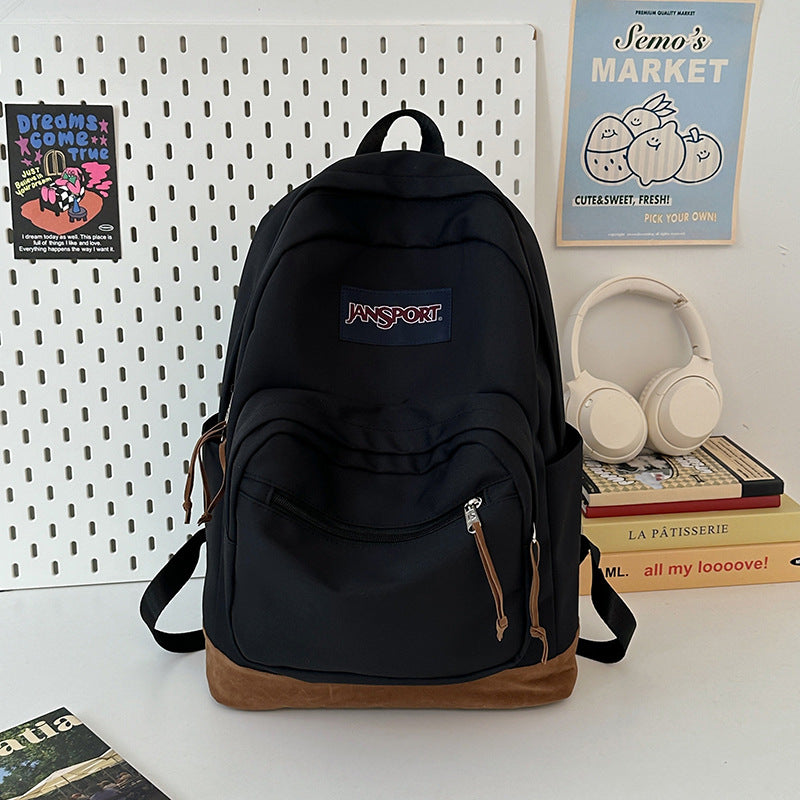 Women's & Men's Fashion Lightweight Solid Color For Junior Women's Backpack